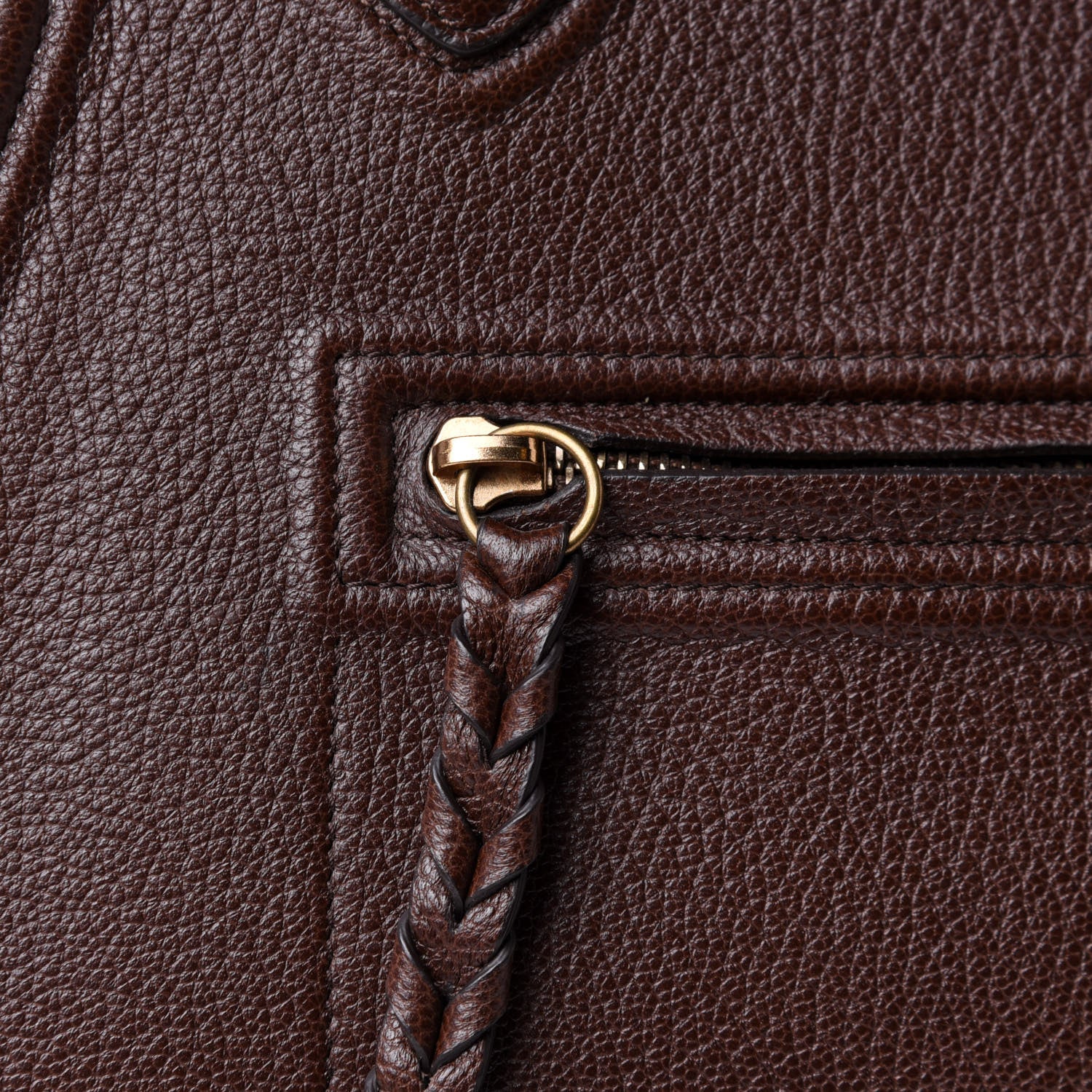 Celine Grained Calfskin Medium Phantom Luggage Brown 7 of 12