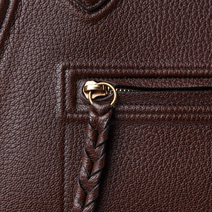 Celine Grained Calfskin Medium Phantom Luggage Brown 7 of 12