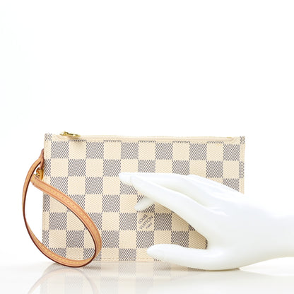 Louis Vuitton Damier Azur Neverfull PM Pochette 2 of 6