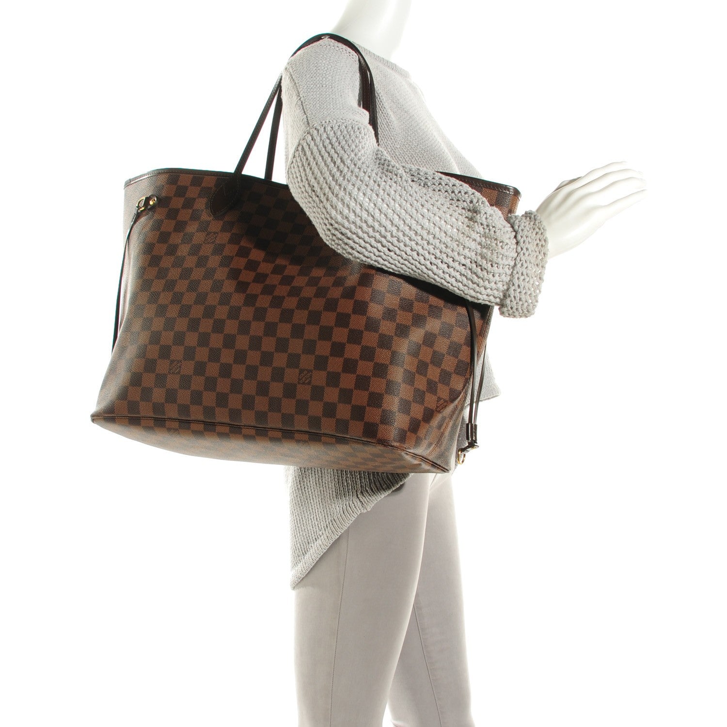 Louis Vuitton Damier Ebene Neverfull GM 2 of 8