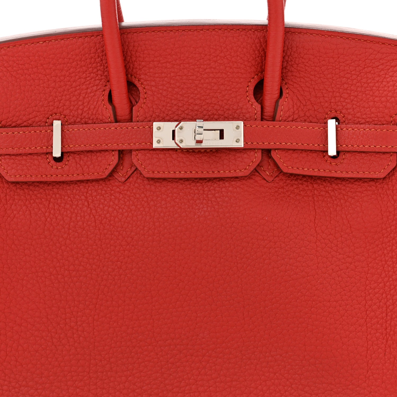 Hermes Togo Birkin 25 Rouge Garance 8 of 10
