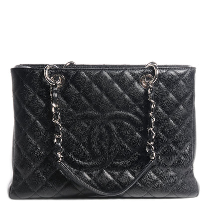 Chanel Caviar Grand Shopping Tote GST Black 1 of 7