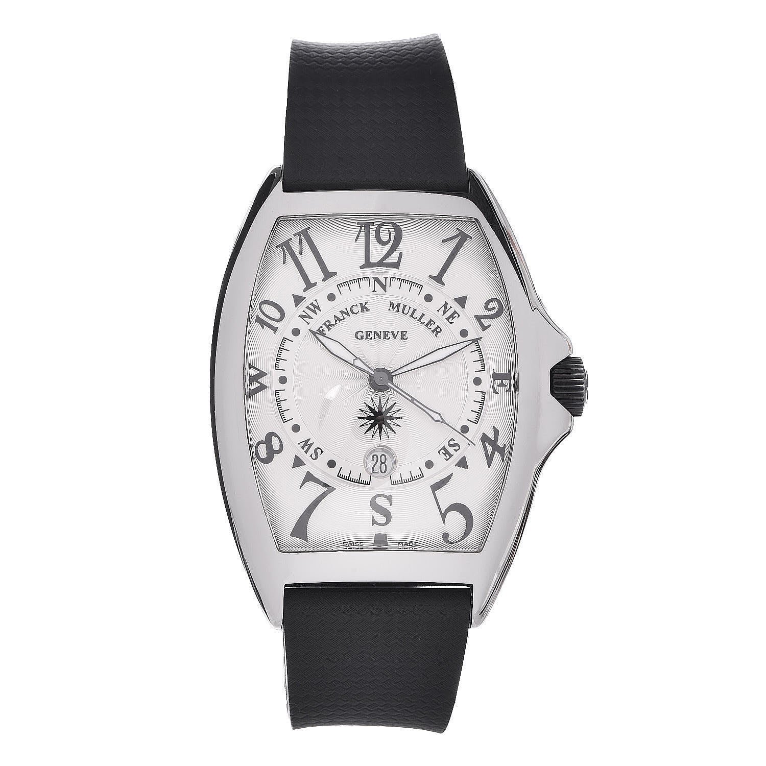Franck Muller Stainless Steel Rubber 42mm Mariner Automatic Watch 9080SC 1 of 9