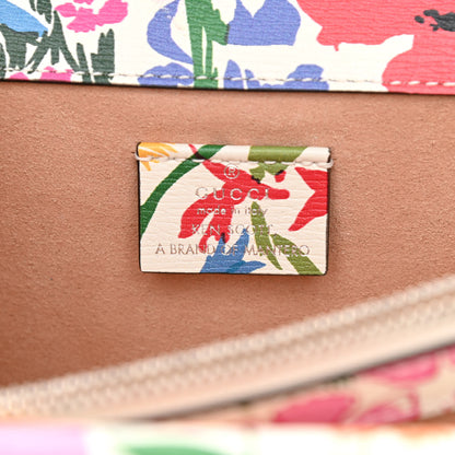 Gucci X KEN SCOTT New Shangai Calfskin Jardin D'Avril Floral Print Small Dionysus Shoulder Bag Ivory Pink 6 of 8