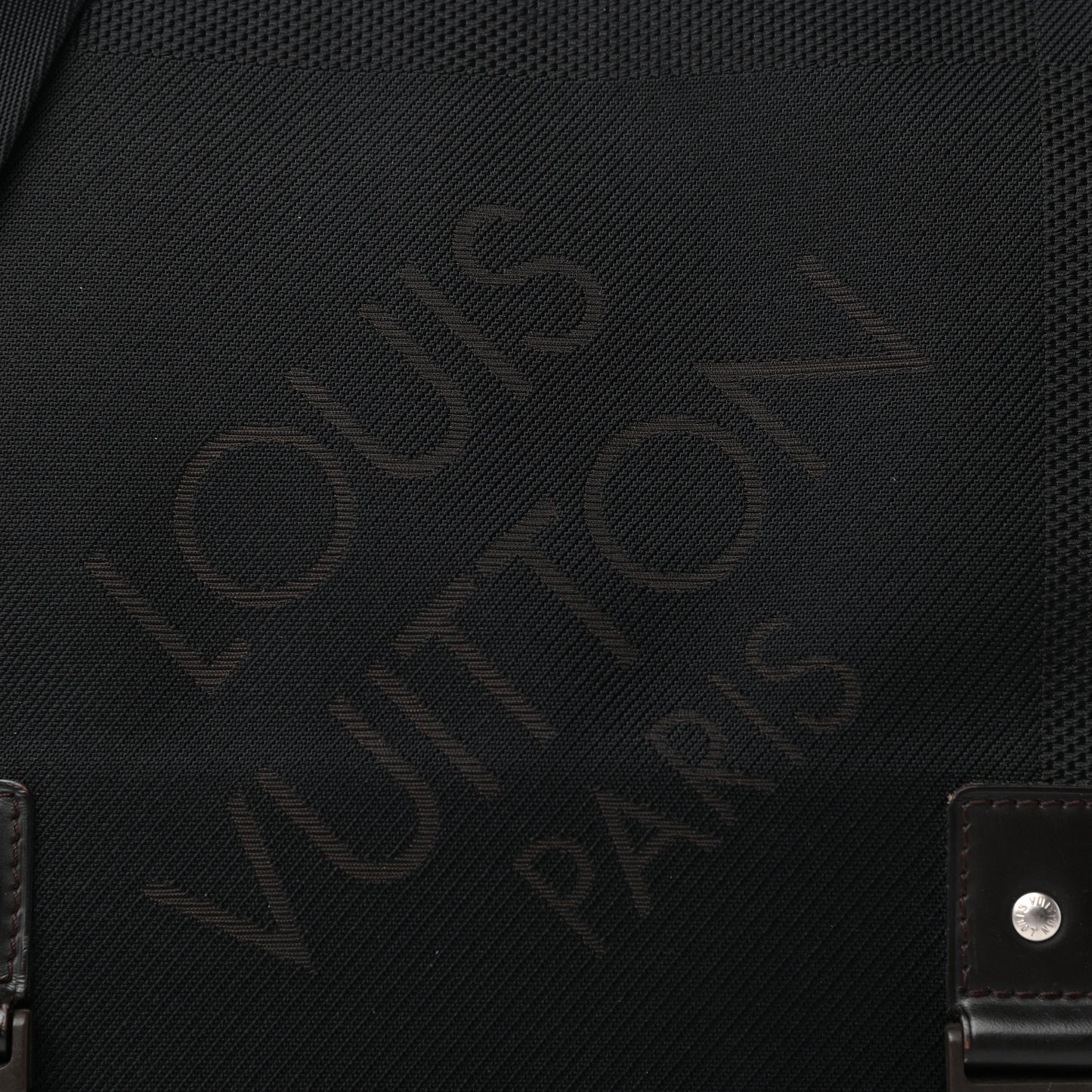 Damier Geant Loup Messenger Bag Black