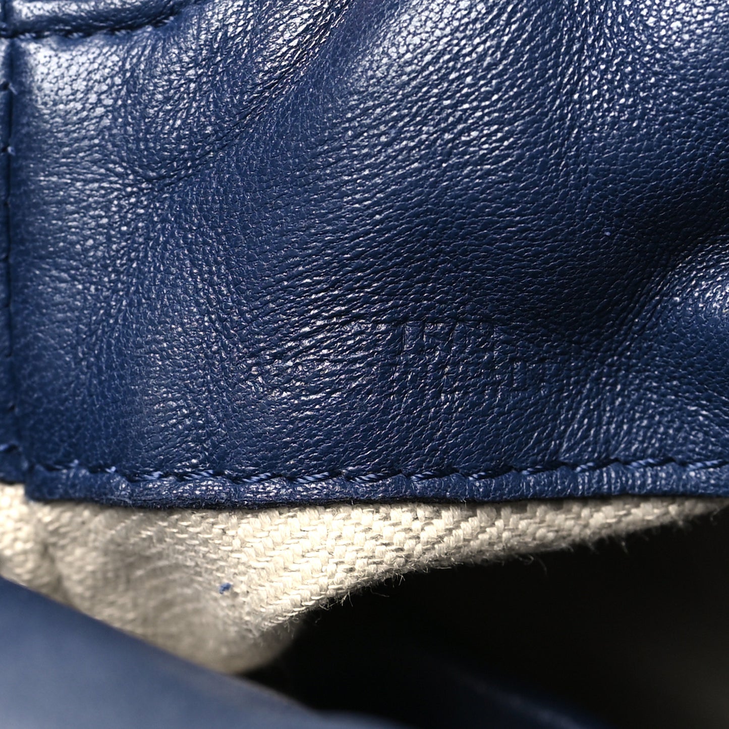 Nappa Flamenco Knot Bag Navy