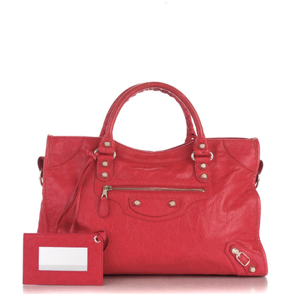 Balenciaga Agneau Giant 12 Silver Hardware City Rose Thulian 1 of 8