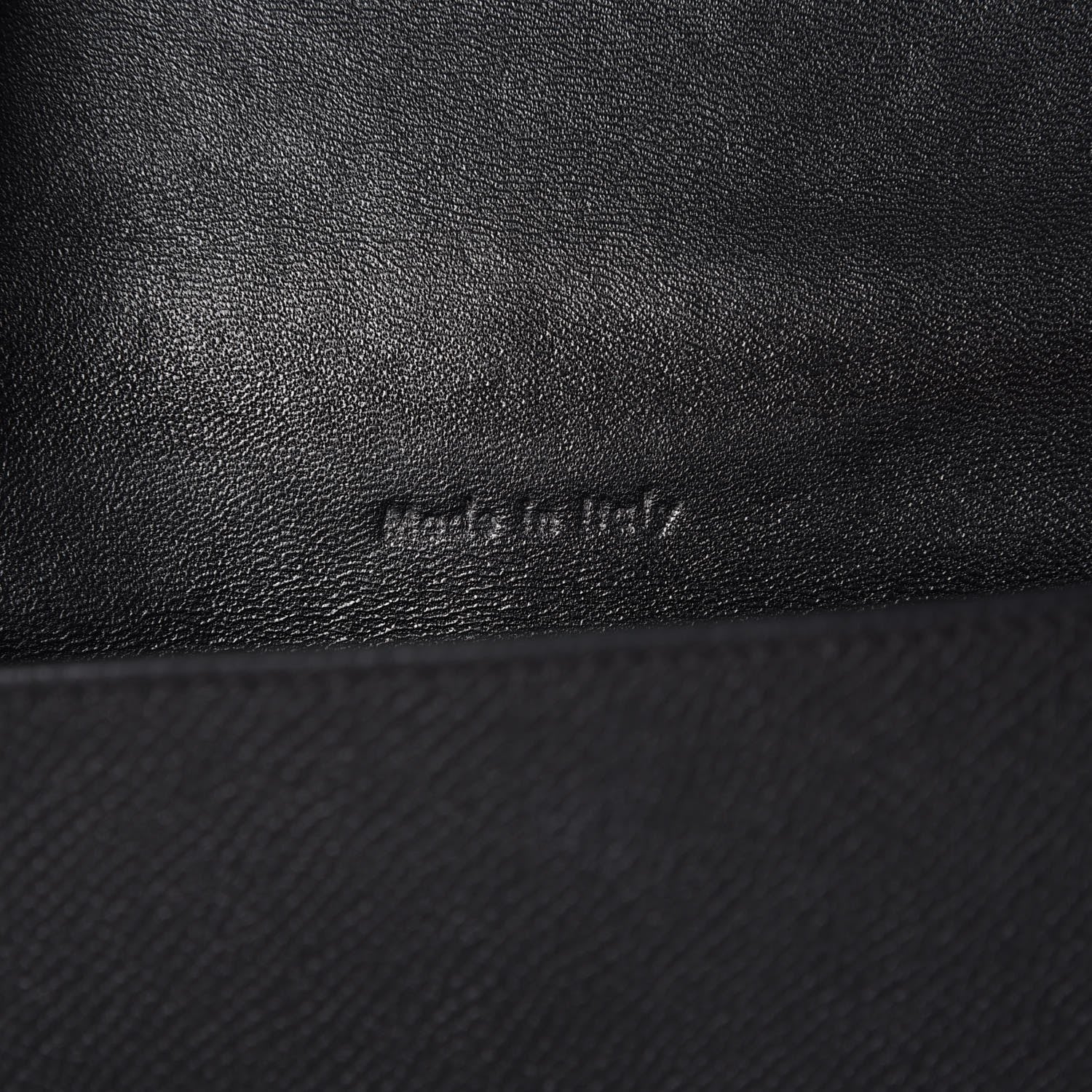 Celine Grained Calfskin Medium Trotteur Black 7 of 8