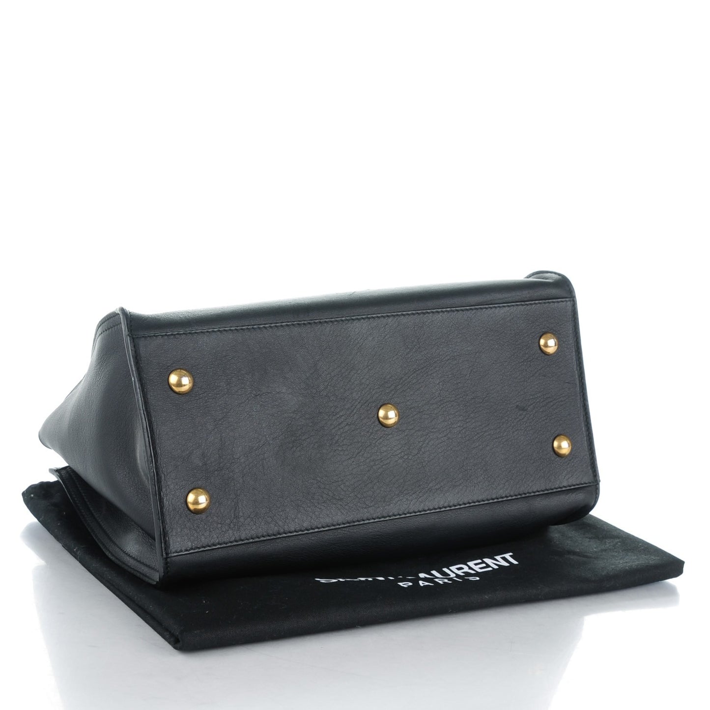 Calfskin Small Classic Y Cabas Black