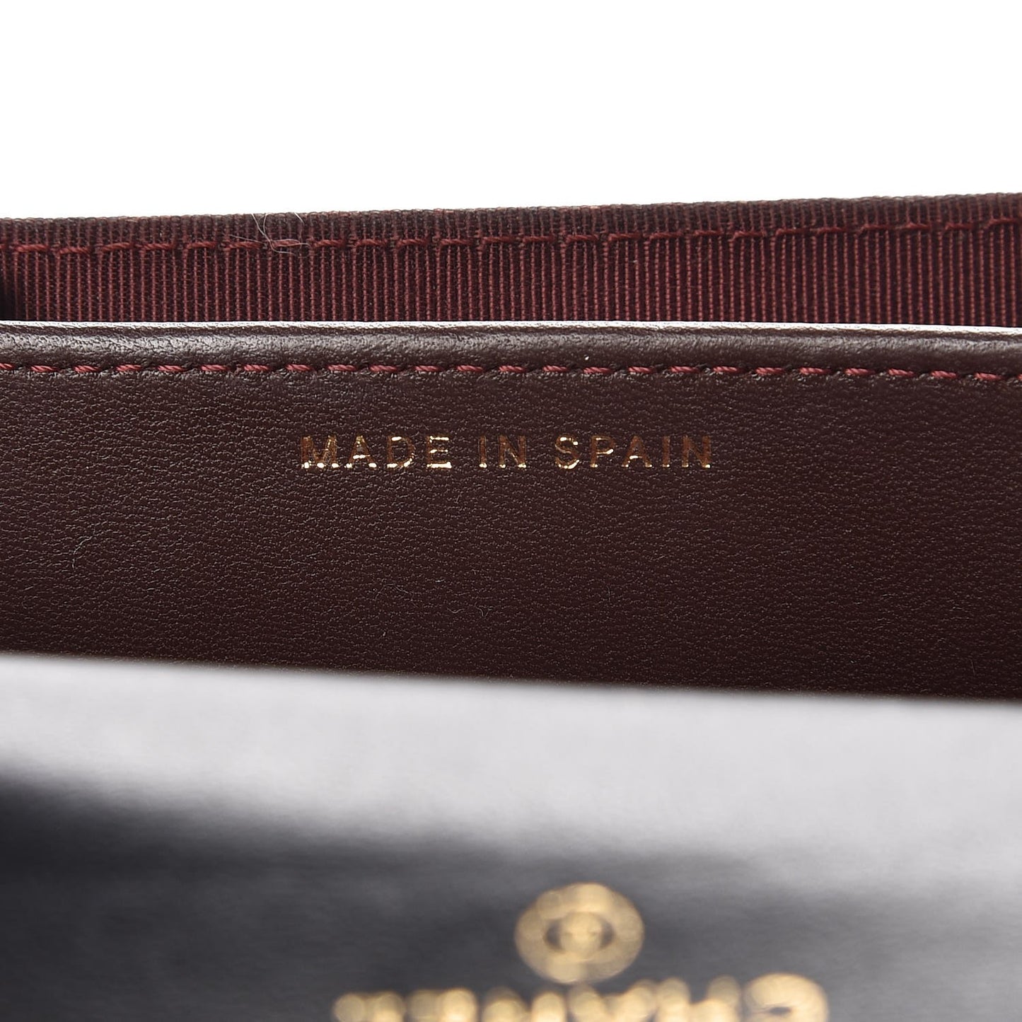 Lambskin Quilted Flap Card Holder Wallet Black