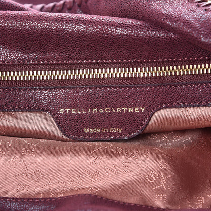 Stella McCartney Shaggy Deer Falabella Fold Over Tote Plum 6 of 7