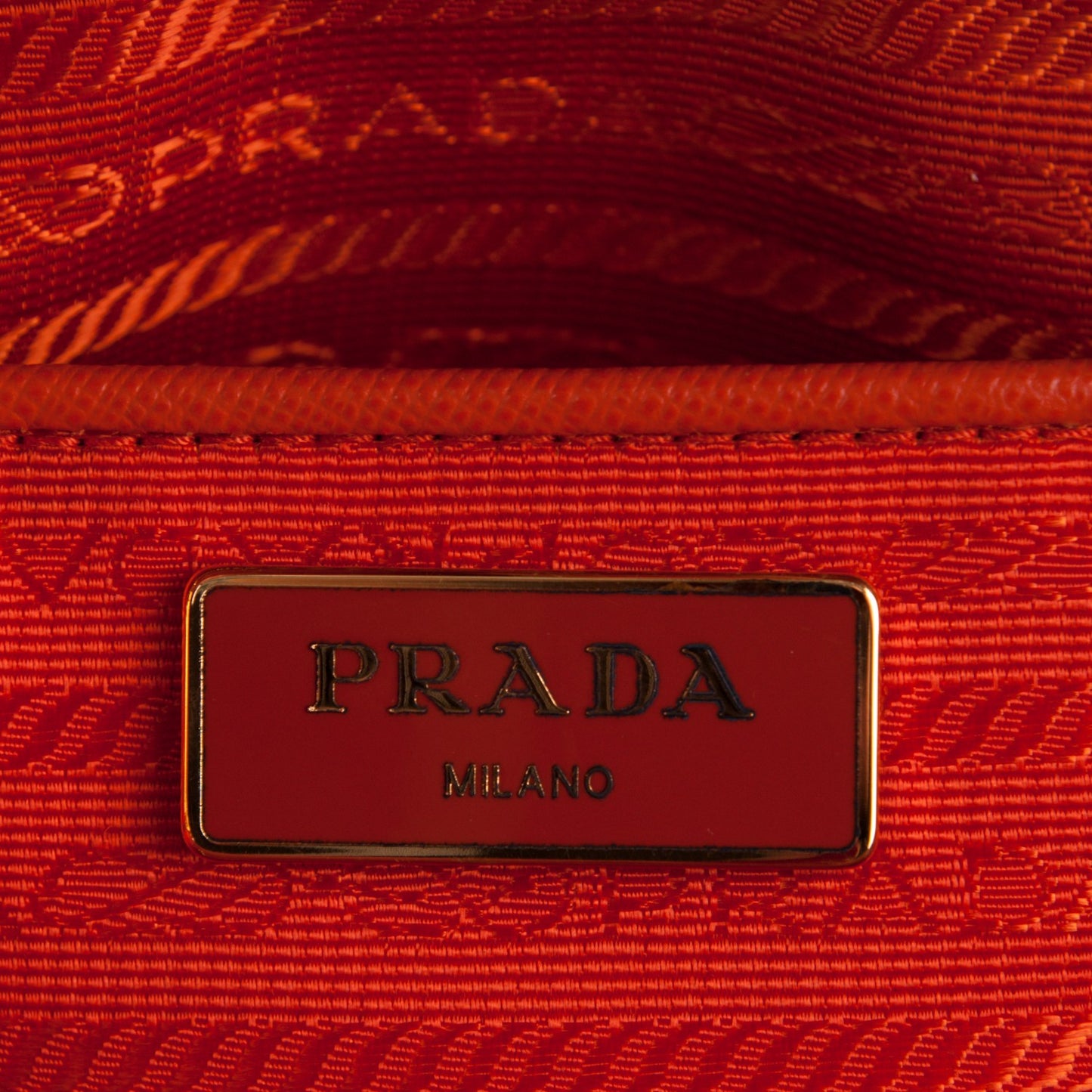 Saffiano Lux Bucket Tote Papaya