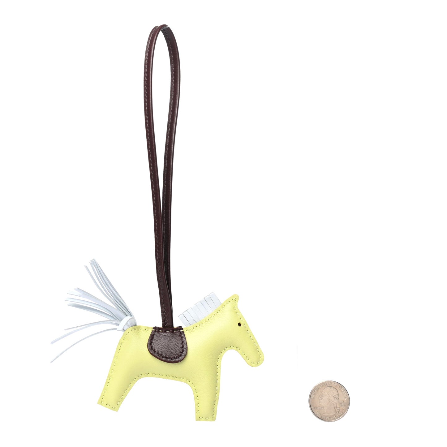 Milo Lambskin Grigri Rodeo Horse Bag Charm PM Jaune Bourgeon Bleu Brume Rouge Sellier
