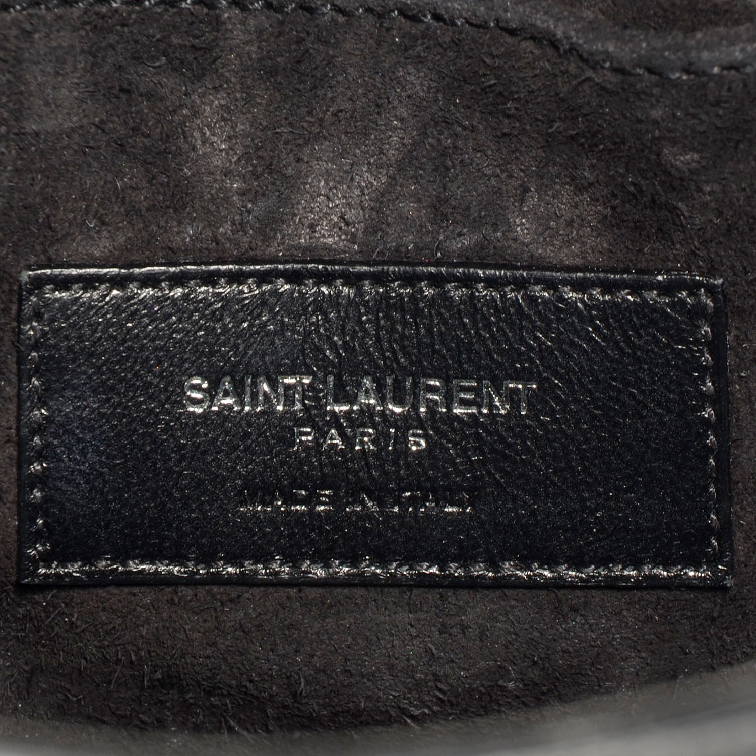Saint Laurent Crocodile Embossed Sac De Jour Nano Black 6 of 7