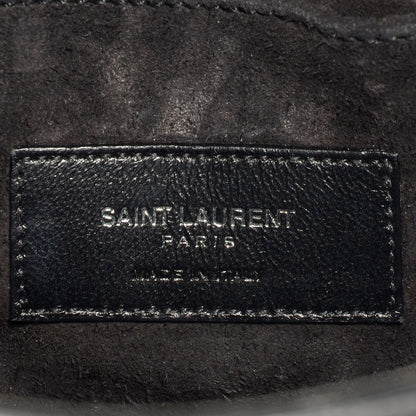 Saint Laurent Crocodile Embossed Sac De Jour Nano Black 6 of 7