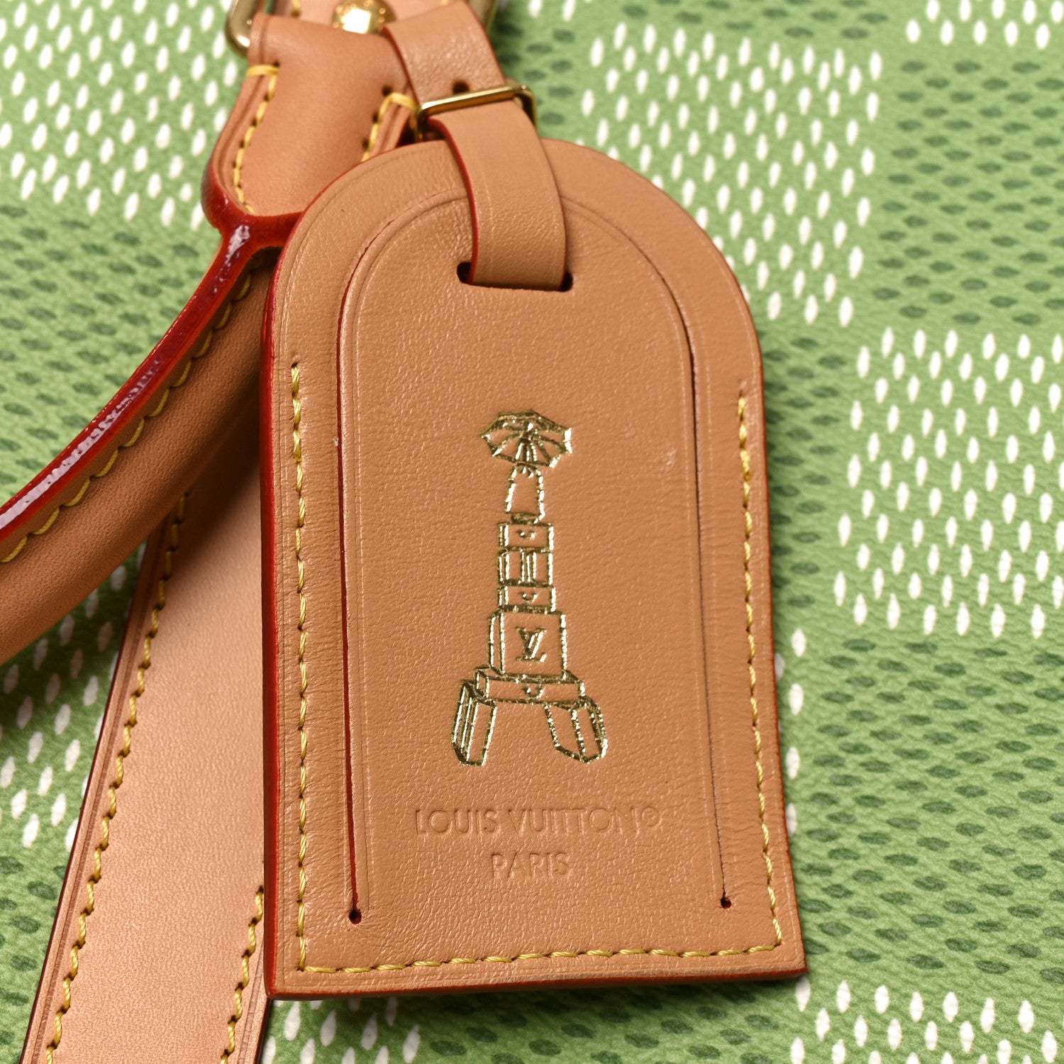 Louis Vuitton Damier Golf Keepall Bandouliere 50 Green 5 of 9