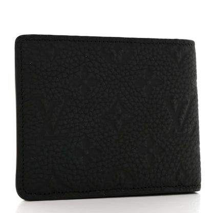 Louis Vuitton Taurillon Monogram Multiple Wallet Black 3 of 7
