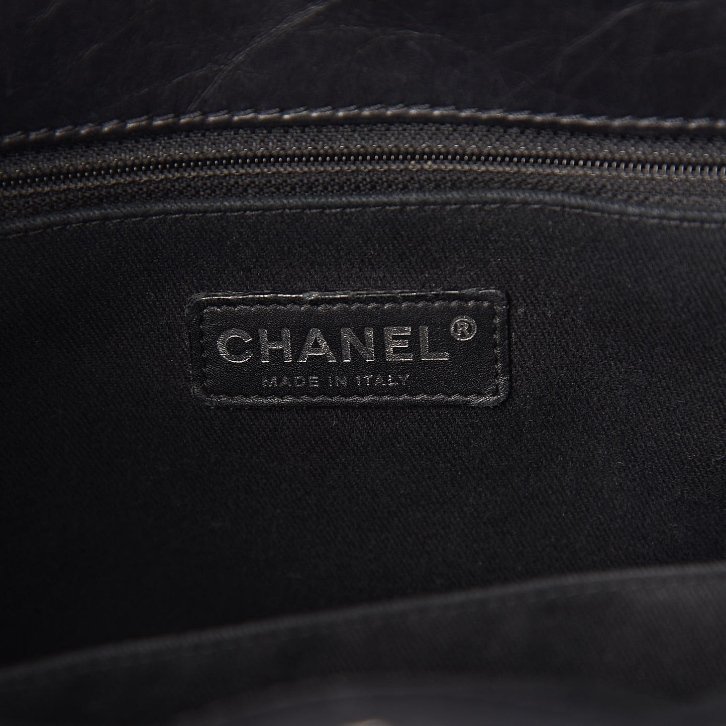 Aged Calfskin Quilted Reissue 2.55 Tote Black