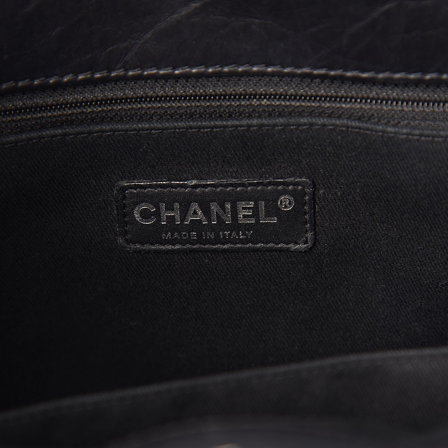 Chanel Aged Calfskin Quilted Reissue 2.55 Tote Black 6 of 11