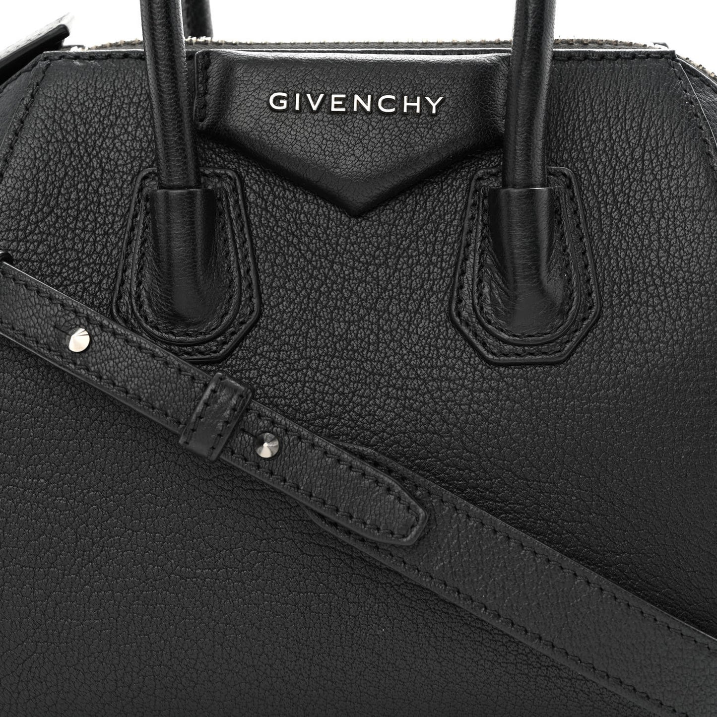 Sugar Goatskin Mini Antigona Black