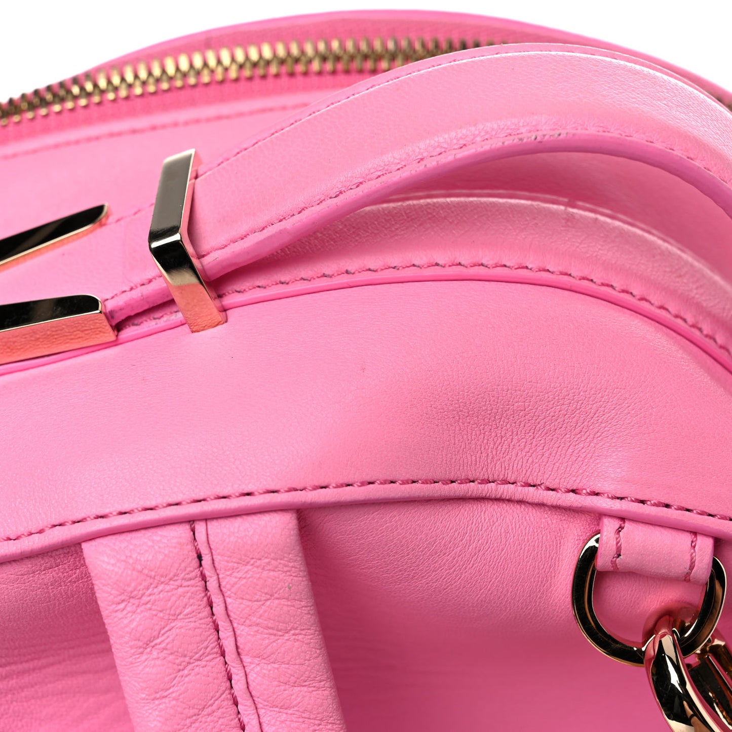 Calfskin Palazzo Medusa Backpack Pink