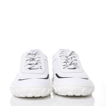 Chanel Calfskin Mesh Sneakers 38.5 White 2 of 10