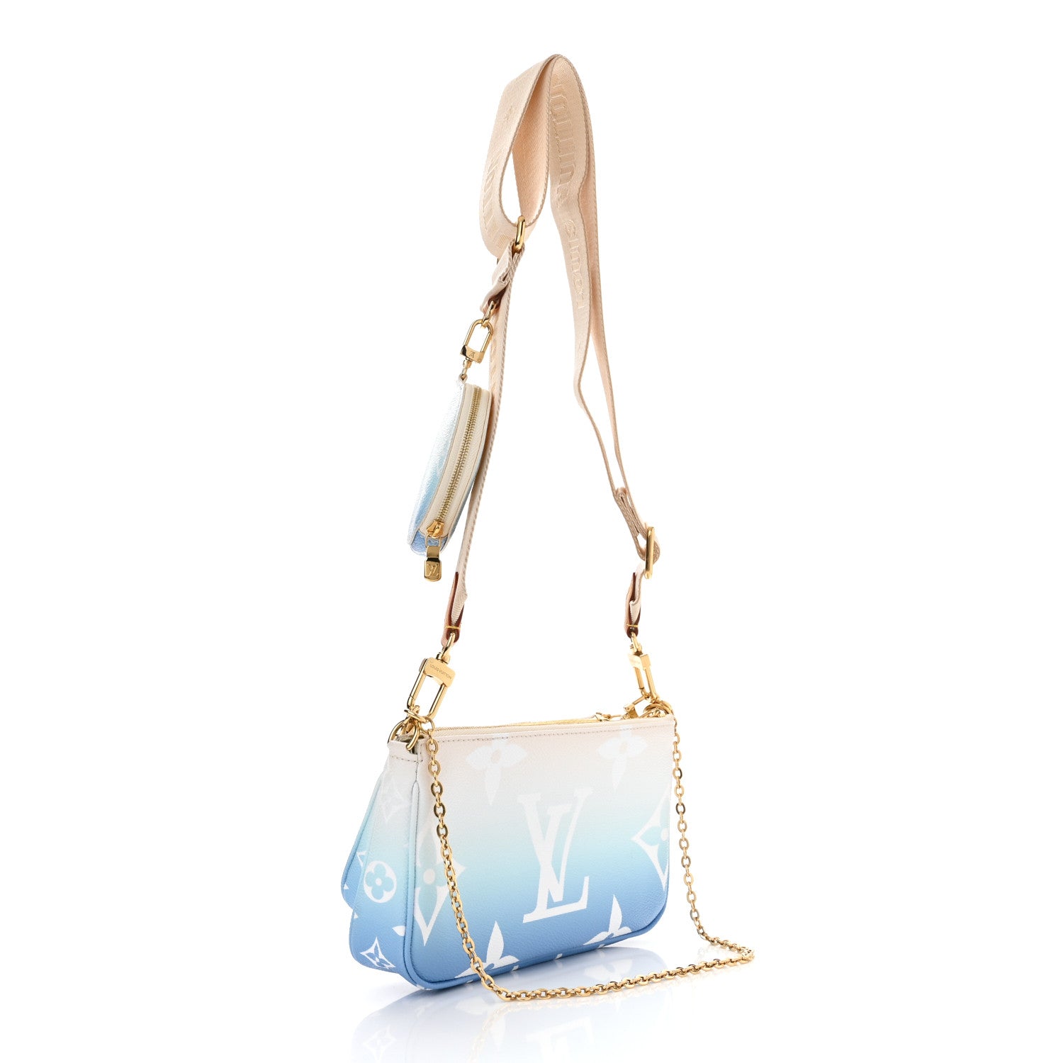Louis Vuitton Monogram Giant By The Pool Multi Pochette Accessories Blue 3 of 9