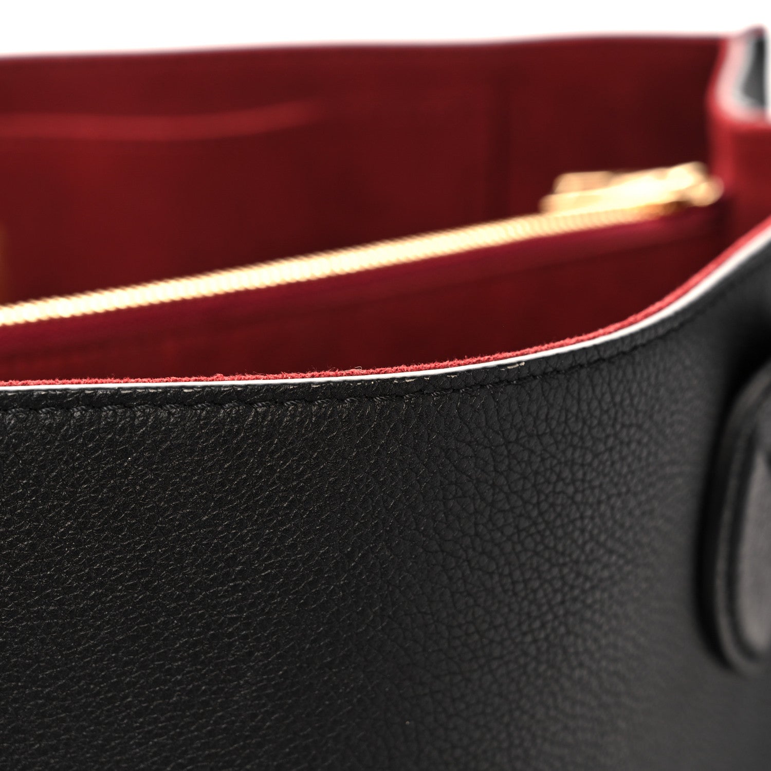 Louis Vuitton Grained Calfskin Lockme Shopper Black 12 of 13