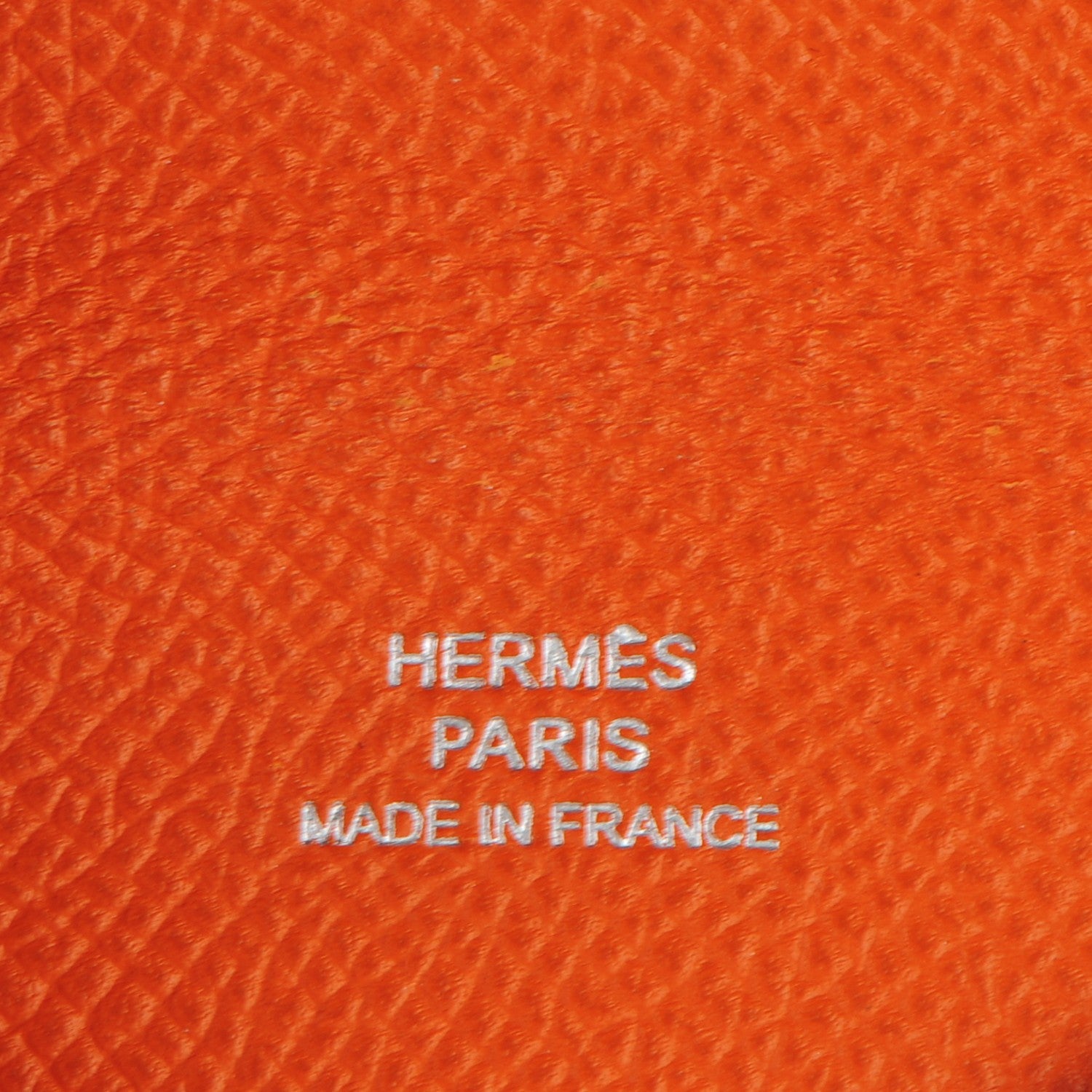 Hermes Epsom Calvi Card Case Orange 7 of 11