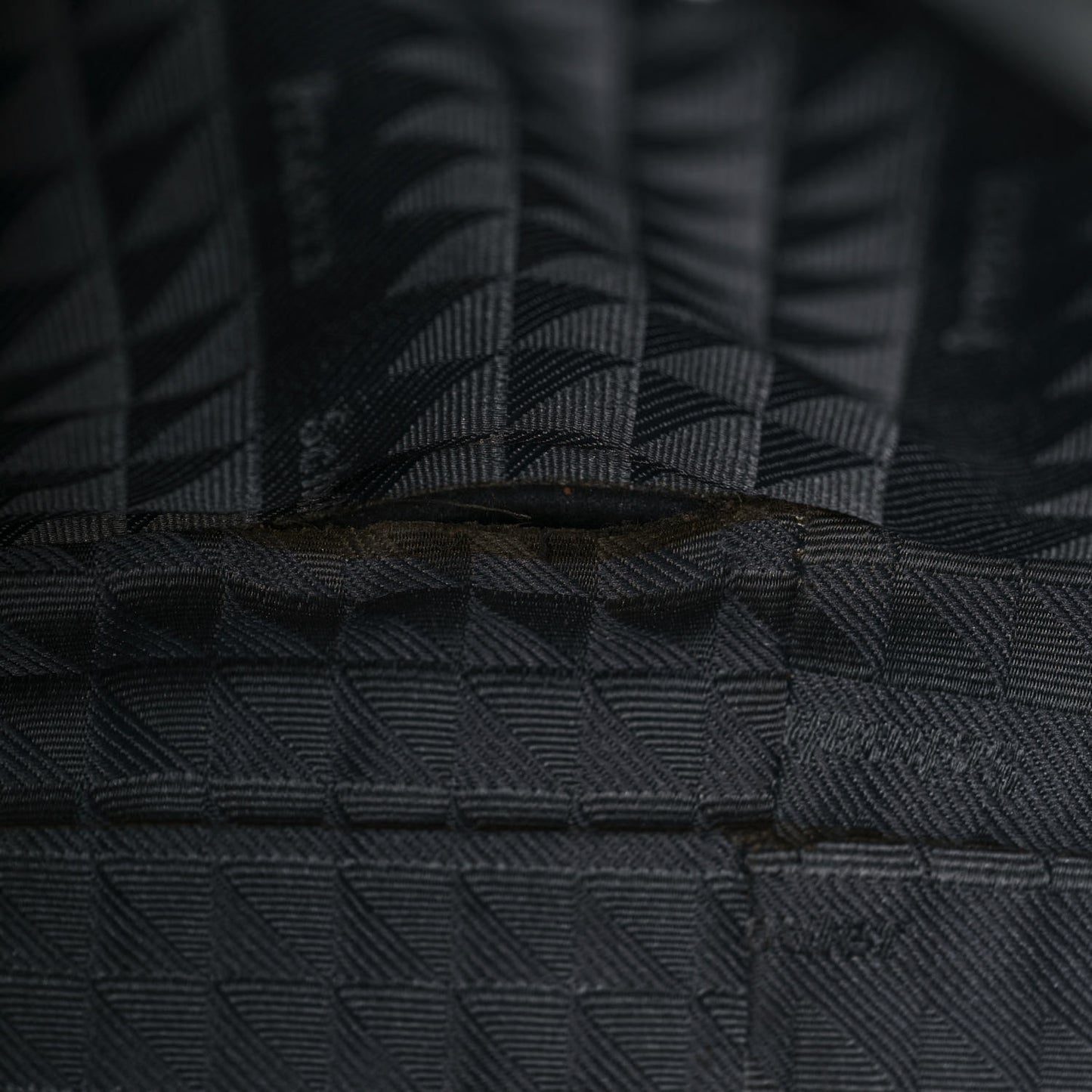 Lambskin Fringe Medium PS1 Satchel Black