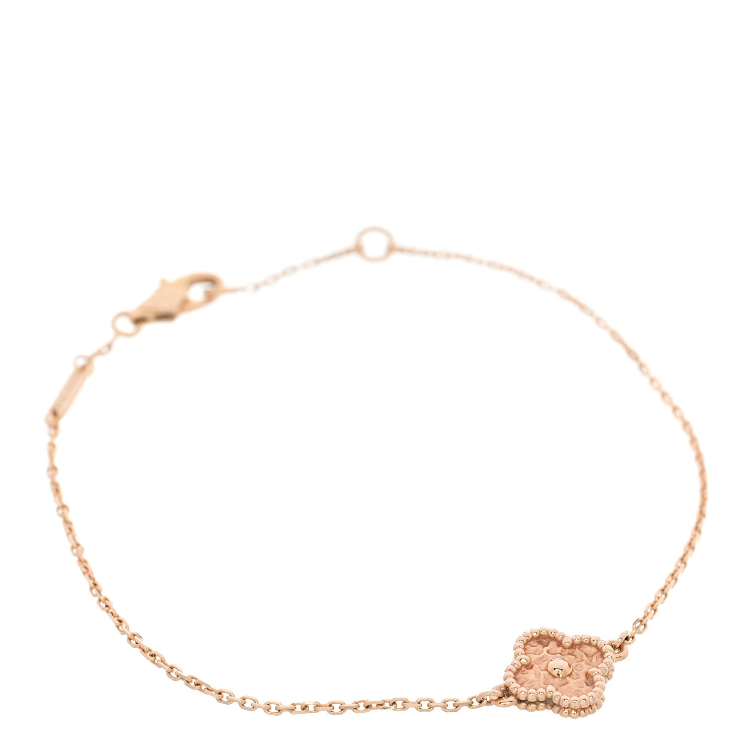 Van Cleef & Arpels 18K Rose Gold Sweet Alhambra Bracelet 1 of 5