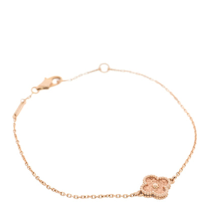 Van Cleef & Arpels 18K Rose Gold Sweet Alhambra Bracelet 1 of 5