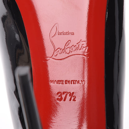 Christian Louboutin Patent Private Number 120 Pumps 37.5 Black 7 of 8