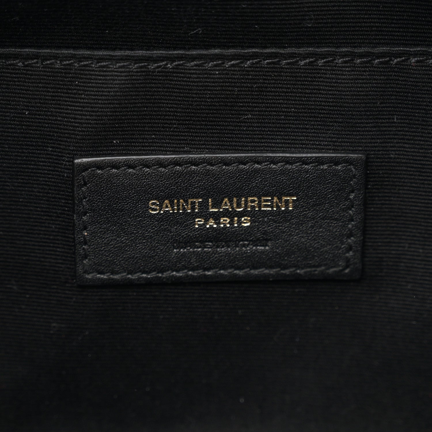 Saint Laurent Grain De Poudre Monogram Belt Bag Black 6 of 13