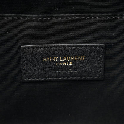 Saint Laurent Grain De Poudre Monogram Belt Bag Black 6 of 13