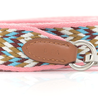 Hermes Toile Swift 25mm Sangle Cavale Shoulder Strap Rose d'Ete White Gold 4 of 7