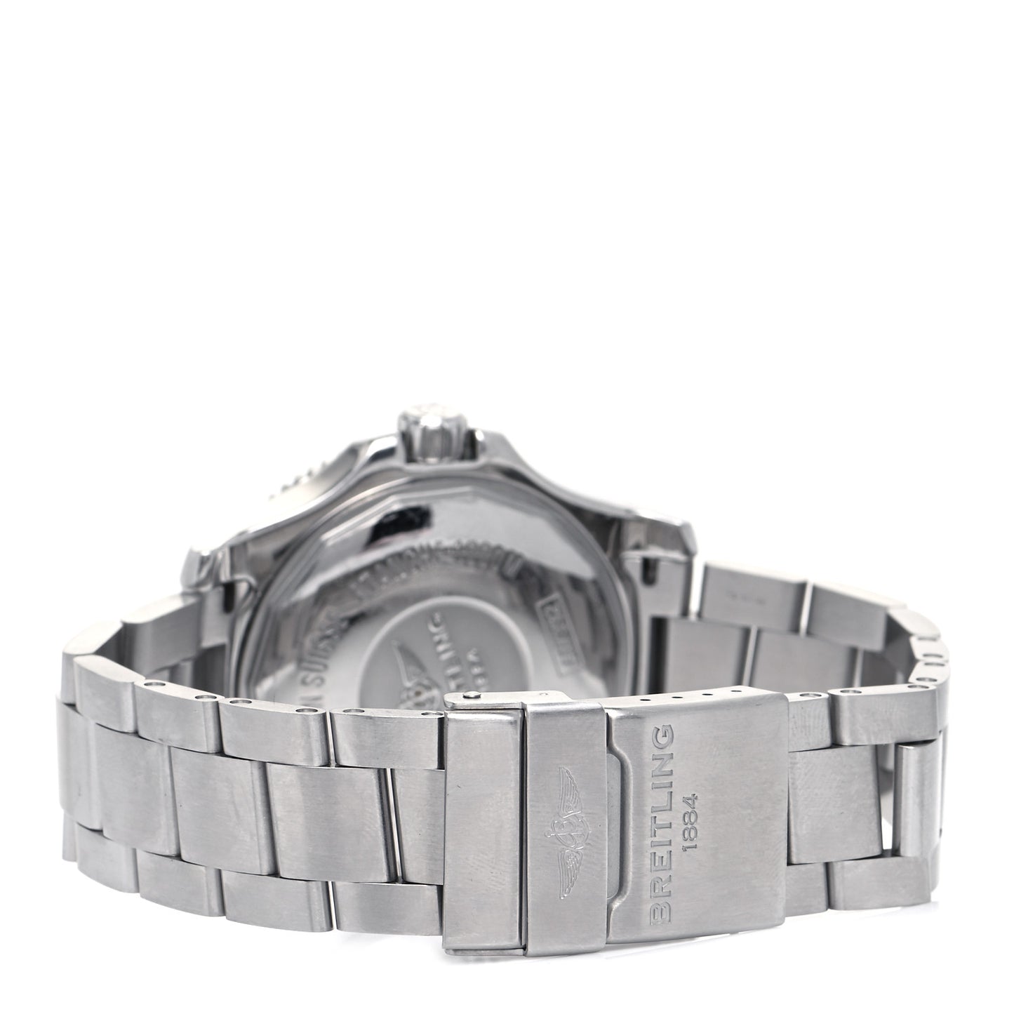 Stainless Steel 44mm SuperOcean Ⅱ Automatic Watch Black A17392D7
