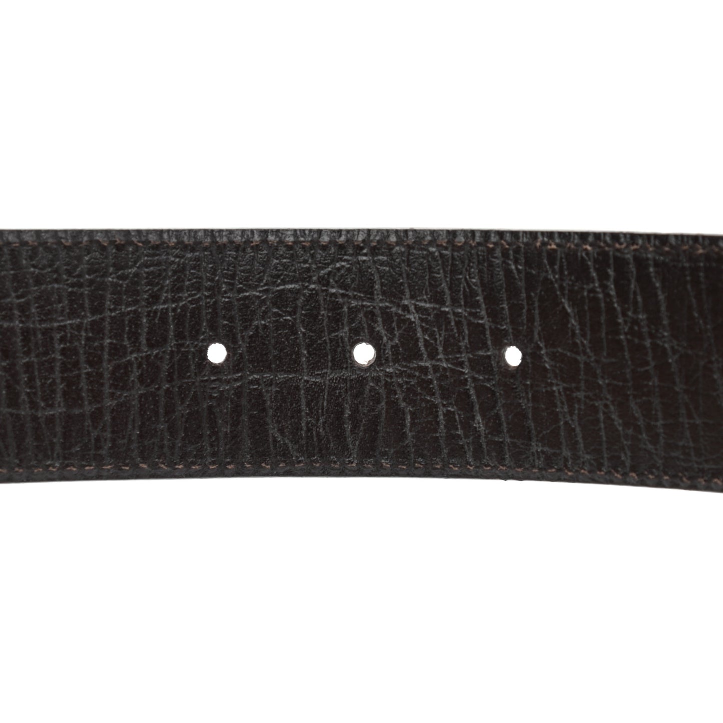 GG Supreme Monogram Interlocking G Belt 85 34 Dark Brown