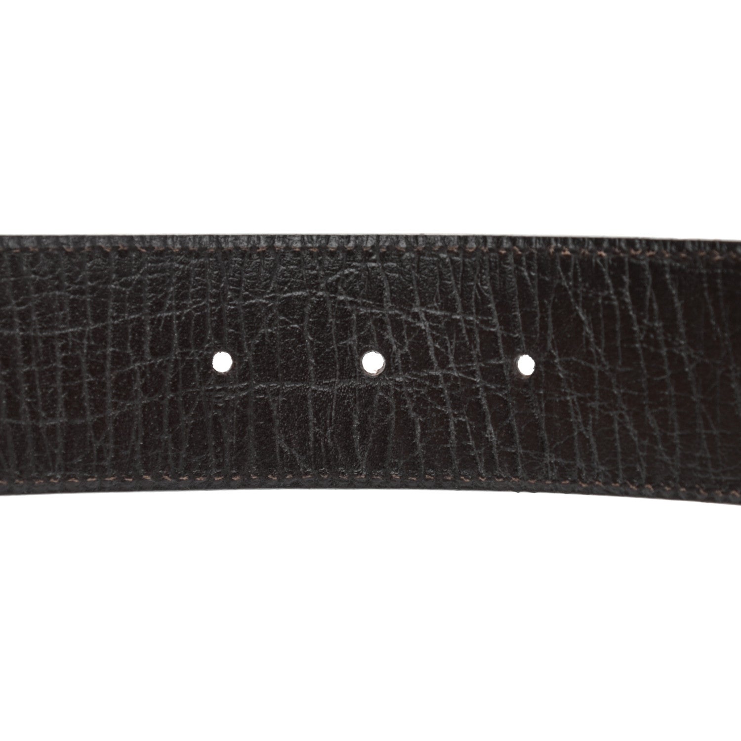 Gucci GG Supreme Monogram Interlocking G Belt 85 34 Dark Brown 4 of 5