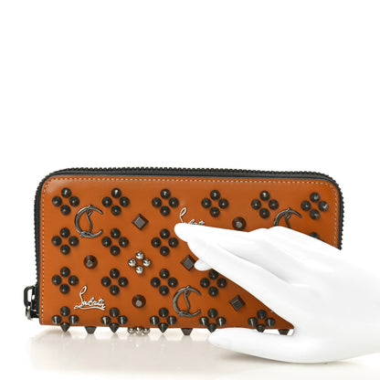 Christian Louboutin Calfskin Loubinthesky Panettone Wallet Brown 2 of 7