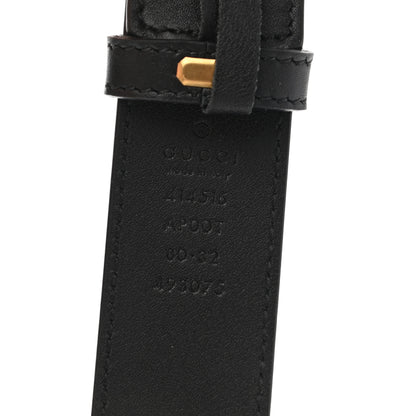 Gucci Calfskin Double G 30mm Belt 80 32 Black 5 of 5