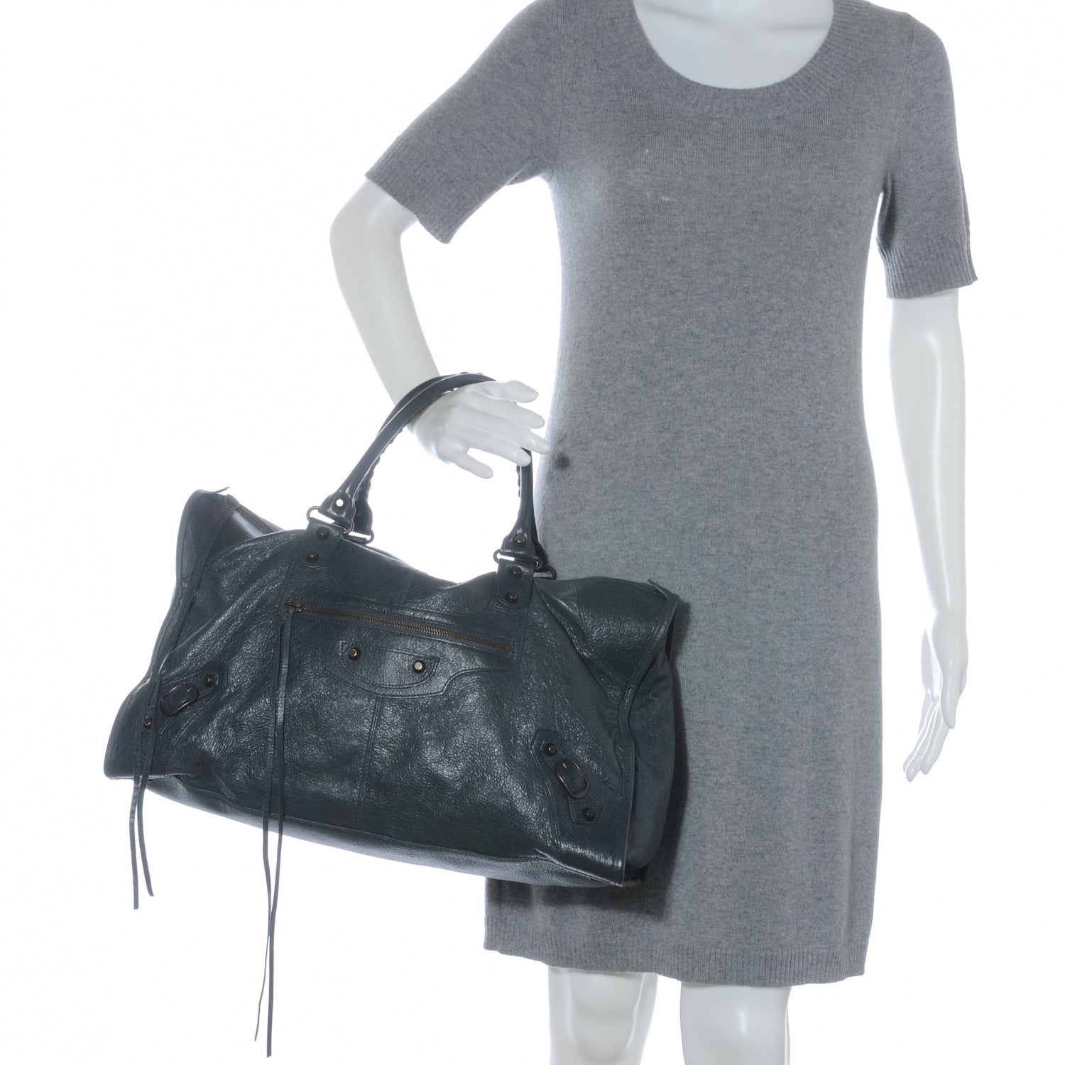 Balenciaga Agneau Work Anthracite 2 of 7