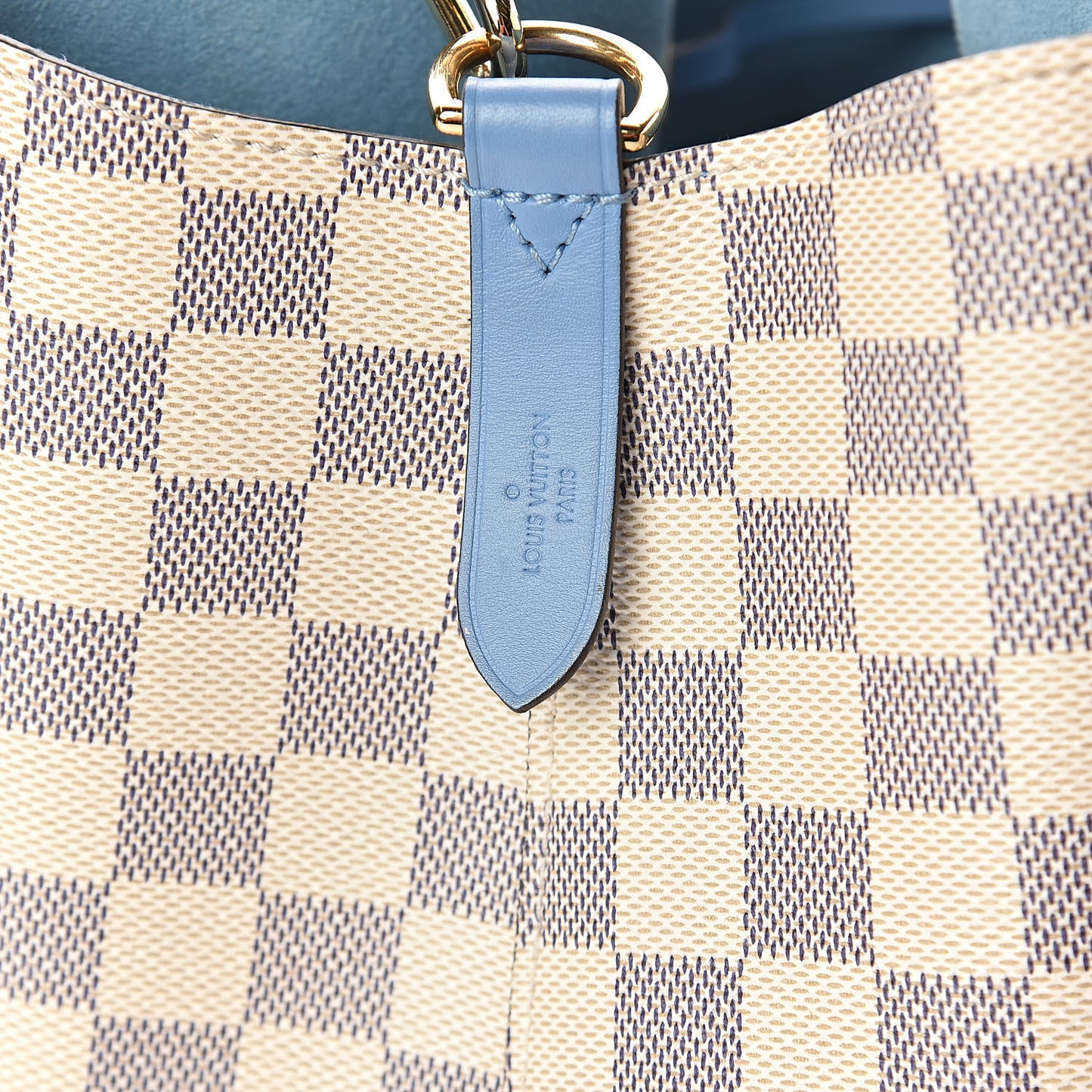 Damier Azur Neonoe MM Bleuet