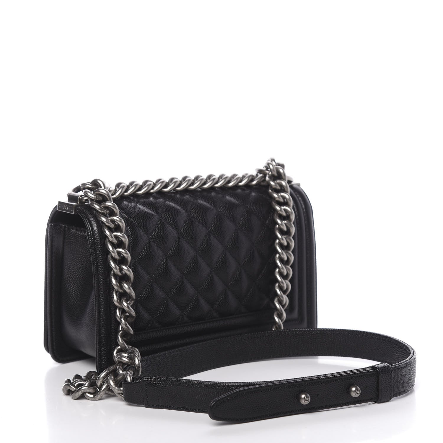 Chanel Caviar Quilted Small Boy Flap Black 3 of 11