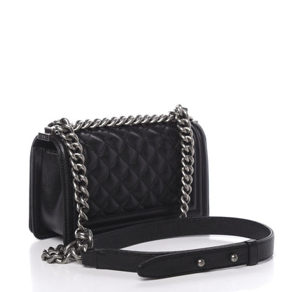 Chanel Caviar Quilted Small Boy Flap Black 3 of 11