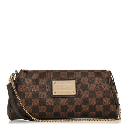 Louis Vuitton Damier Ebene Eva Clutch 1 of 6