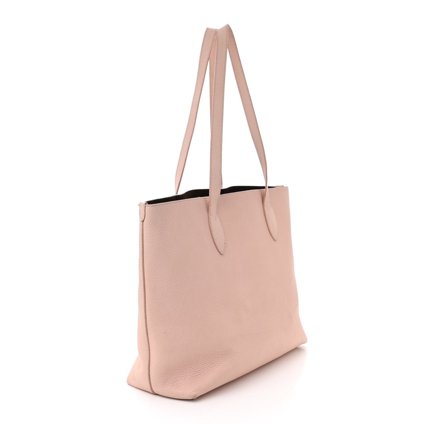 Grainy Calfskin Remington Tote Pale Ash Rose