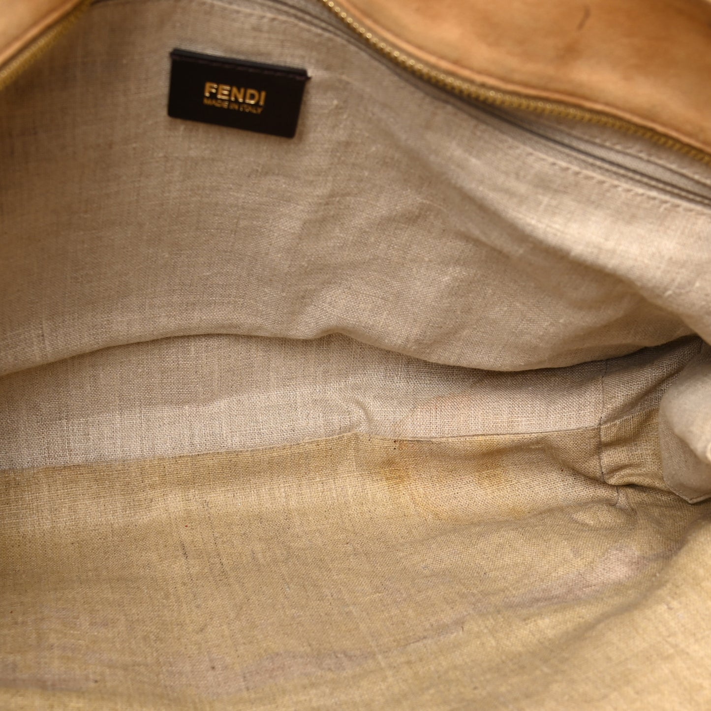 Pequin Cuoio Vegetale Medium Roll Tote Tobacco Cuoio Miele