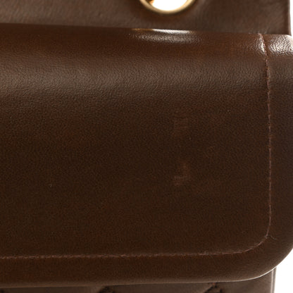 Chanel Lambskin Quilted Medium Double Flap Brown 11 of 12