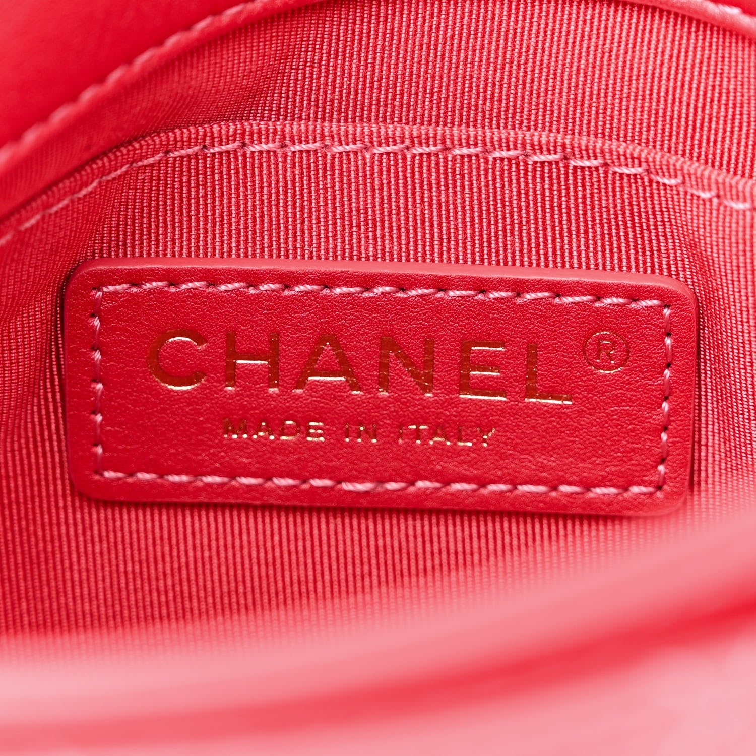 Chanel Metallic Calfskin Quilted Top Handle Flap Dark Pink 6 of 10